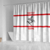 Personalized Italy Tuscany Pegasus Rampant Shower Curtain Inspiration Flags Style