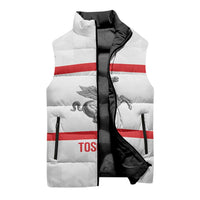 Personalized Italy Tuscany Pegasus Rampant Sleeveless Puffer Jacket Inspiration Flags Style - Wonder Print Shop