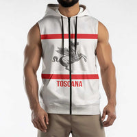 Personalized Italy Tuscany Pegasus Rampant Sleeveless Zip Hoodie Inspiration Flags Style - Wonder Print Shop