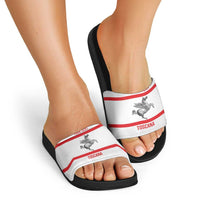 Personalized Italy Tuscany Pegasus Rampant Slide Sandals Inspiration Flags Style - Wonder Print Shop