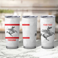Personalized Italy Tuscany Pegasus Rampant Tumbler Cup Inspiration Flags Style