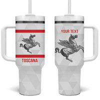 Personalized Italy Tuscany Pegasus Rampant Tumbler With Handle Inspiration Flags Style