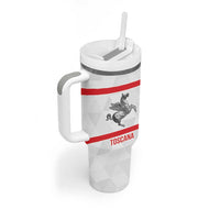 Personalized Italy Tuscany Pegasus Rampant Tumbler With Handle Inspiration Flags Style