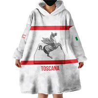 Personalized Italy Tuscany Pegasus Rampant Wearable Blanket Hoodie Inspiration Flags Style