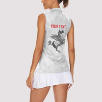 Personalized Italy Tuscany Pegasus Rampant Women Sleeveless Polo Shirt Inspiration Flags Style
