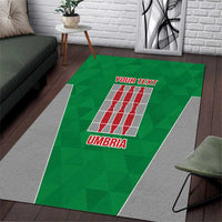 Personalized Italy Umbria Area Rug Inspiration Flags Style LT9