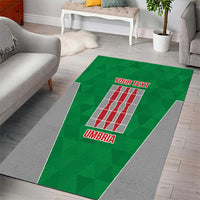 Personalized Italy Umbria Area Rug Inspiration Flags Style LT9