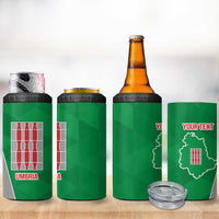 Personalized Italy Umbria 4 in 1 Can Cooler Tumbler Inspiration Flags Style LT9
