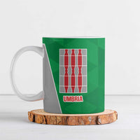 Personalized Italy Umbria Ceramic Mug Inspiration Flags Style - Wonder Print Shop