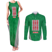 Personalized Italy Umbria Couples Matching Tank Maxi Dress and Long Sleeve Button Shirt Inspiration Flags Style LT9