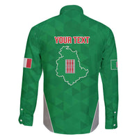 Personalized Italy Umbria Family Matching Long Sleeve Bodycon Dress and Hawaiian Shirt Inspiration Flags Style LT9