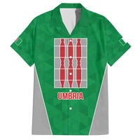 Personalized Italy Umbria Family Matching Off The Shoulder Long Sleeve Dress and Hawaiian Shirt Inspiration Flags Style LT9