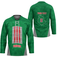 Personalized Italy Umbria Hockey Jersey Inspiration Flags Style - Wonder Print Shop