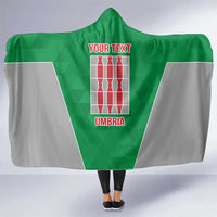 Personalized Italy Umbria Hooded Blanket Inspiration Flags Style LT9