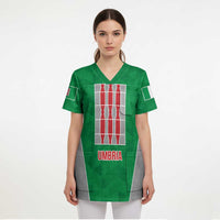 Personalized Italy Umbria Scrub Top Inspiration Flags Style - Wonder Print Shop