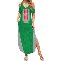 Personalized Italy Umbria Summer Maxi Dress Inspiration Flags Style LT9