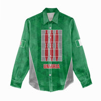 Personalized Italy Umbria Women Casual Shirt Inspiration Flags Style LT9