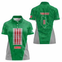 Personalized Italy Umbria Women Polo Shirt Inspiration Flags Style LT9