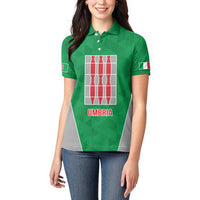 Personalized Italy Umbria Women Polo Shirt Inspiration Flags Style LT9