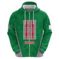 Personalized Italy Umbria Zip Hoodie Inspiration Flags Style LT9