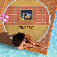 Personalized Italy Veneto Beach Blanket Inspiration Flags Style