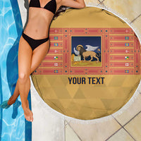 Personalized Italy Veneto Beach Blanket Inspiration Flags Style
