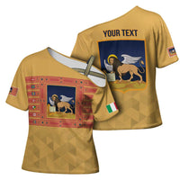 Personalized Italy Veneto Cross Shoulder Shirt Inspiration Flags Style - Wonder Print Shop
