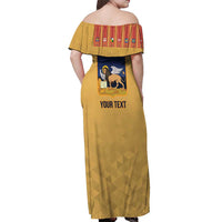 Personalized Italy Veneto Off Shoulder Maxi Dress Inspiration Flags Style