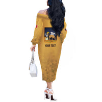 Personalized Italy Veneto Off The Shoulder Long Sleeve Dress Inspiration Flags Style