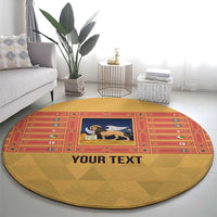 Personalized Italy Veneto Round Carpet Inspiration Flags Style