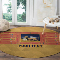 Personalized Italy Veneto Round Carpet Inspiration Flags Style