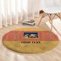 Personalized Italy Veneto Round Carpet Inspiration Flags Style