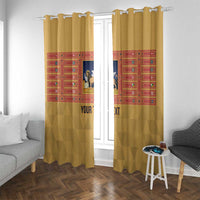 Personalized Italy Veneto Window Curtain Inspiration Flags Style