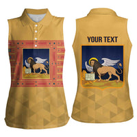 Personalized Italy Veneto Women Sleeveless Polo Shirt Inspiration Flags Style