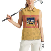 Personalized Italy Veneto Women Sleeveless Polo Shirt Inspiration Flags Style