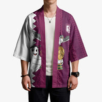 Qatar WC26 Custom Kimono Funny La'eeb with Arabic Pattern