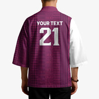 Qatar WC26 Custom Kimono Funny La'eeb with Arabic Pattern