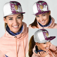 Qatar WC26 Custom Mesh Trucker Cap Funny La'eeb with Arabic Pattern