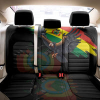 Bolivia Andean Condor Back Car Seat Cover Grunge Flag Motif