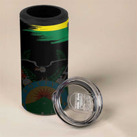 Bolivia Andean Condor 4 in 1 Can Cooler Tumbler Grunge Flag Motif