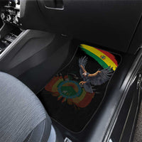 Bolivia Andean Condor Car Mats Grunge Flag Motif