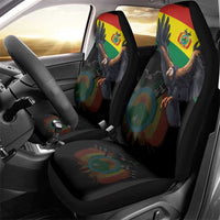 Bolivia Andean Condor Car Seat Cover Grunge Flag Motif