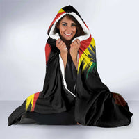 Bolivia Andean Condor Hooded Blanket Grunge Flag Motif