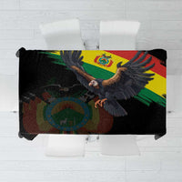 Bolivia Andean Condor Tablecloth Grunge Flag Motif