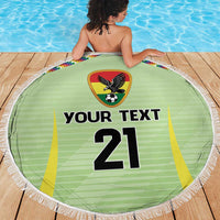 Bolivia Football Custom Beach Blanket Wiphala Flag Pattern Spirit
