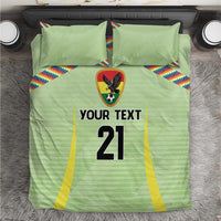 Bolivia Football Custom Bedding Set Wiphala Flag Pattern Spirit