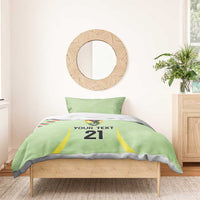 Bolivia Football Custom Bedding Set Wiphala Flag Pattern Spirit