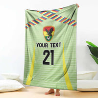 Bolivia Football Custom Blanket Wiphala Flag Pattern Spirit