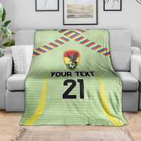 Bolivia Football Custom Blanket Wiphala Flag Pattern Spirit