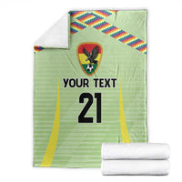 Bolivia Football Custom Blanket Wiphala Flag Pattern Spirit